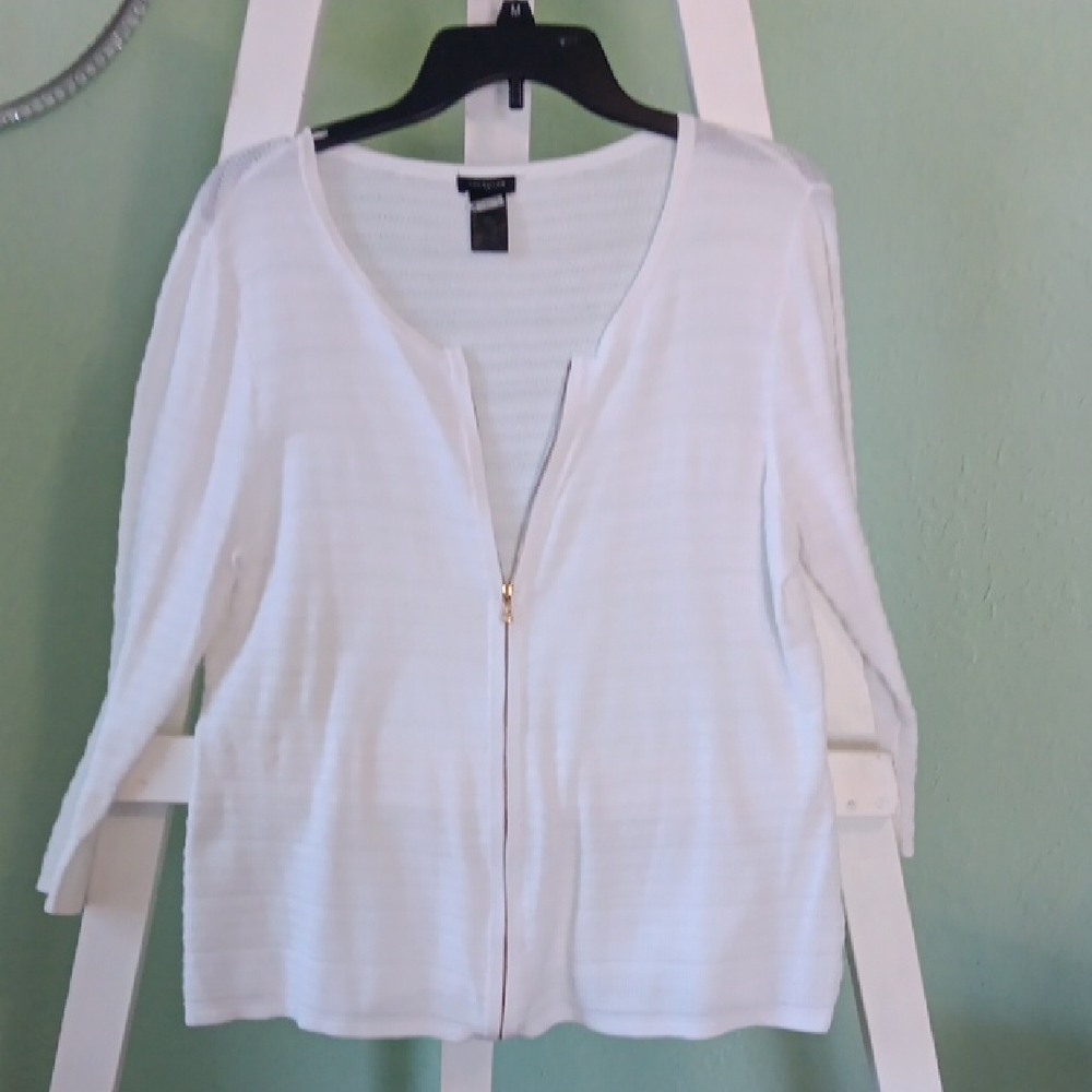 Ann Taylor Ivory Knit Sweater